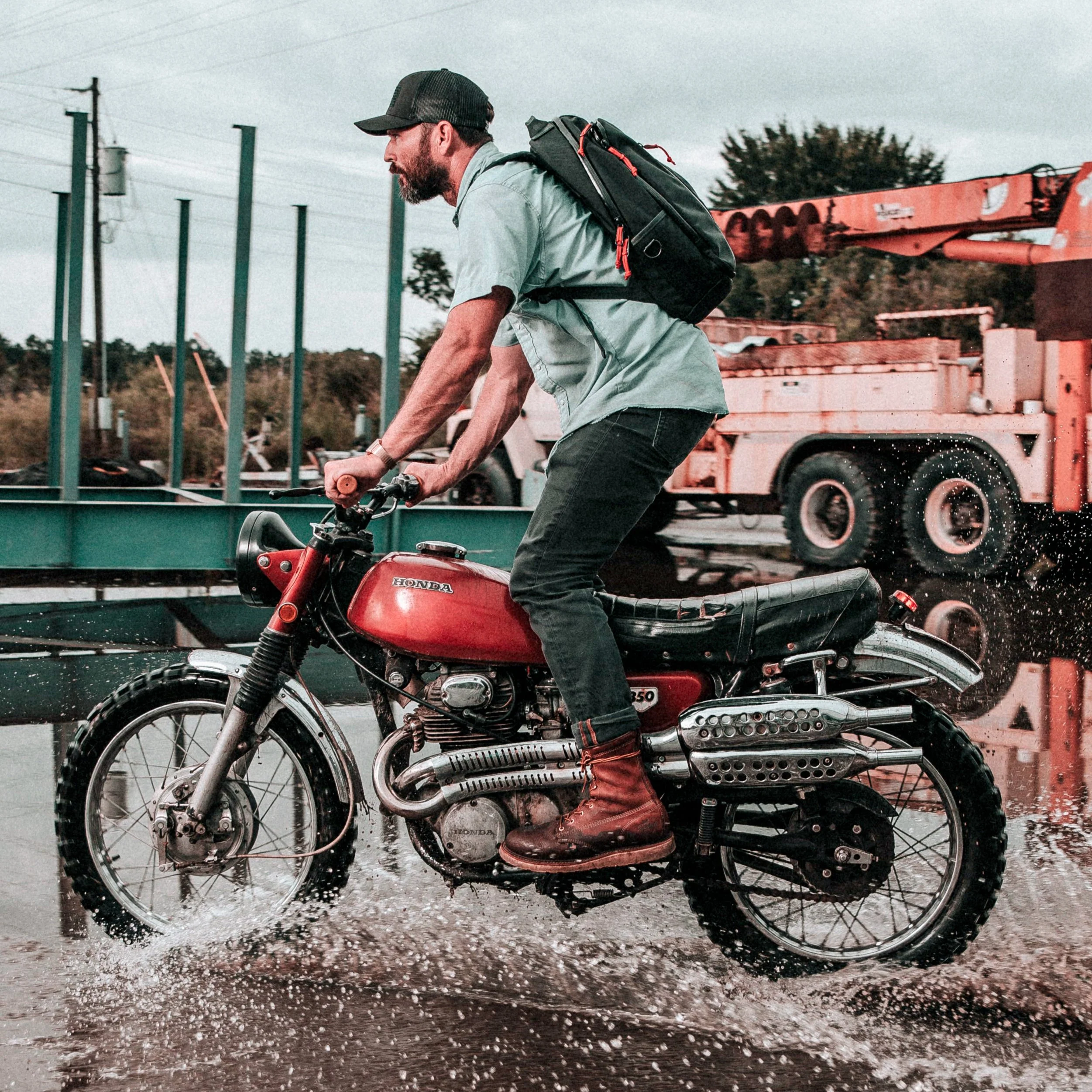 Bucktown 'Fire Edition' / Ballistic Nylon x ECOPAK™ EPX Blaze Orange - Image 13