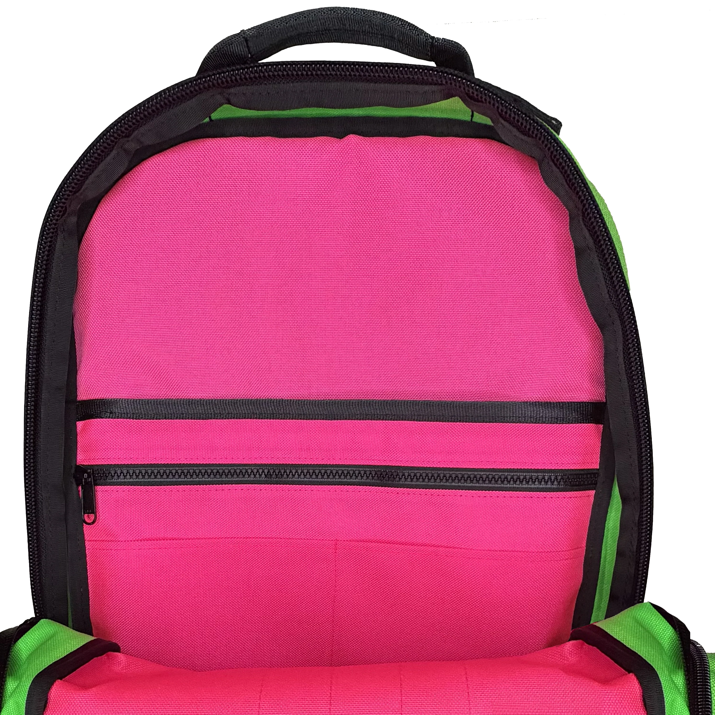 LAST 1 / Bucktown Backpack / Neon Green CORDURA® x Hot Pink CORDURA® - Image 3
