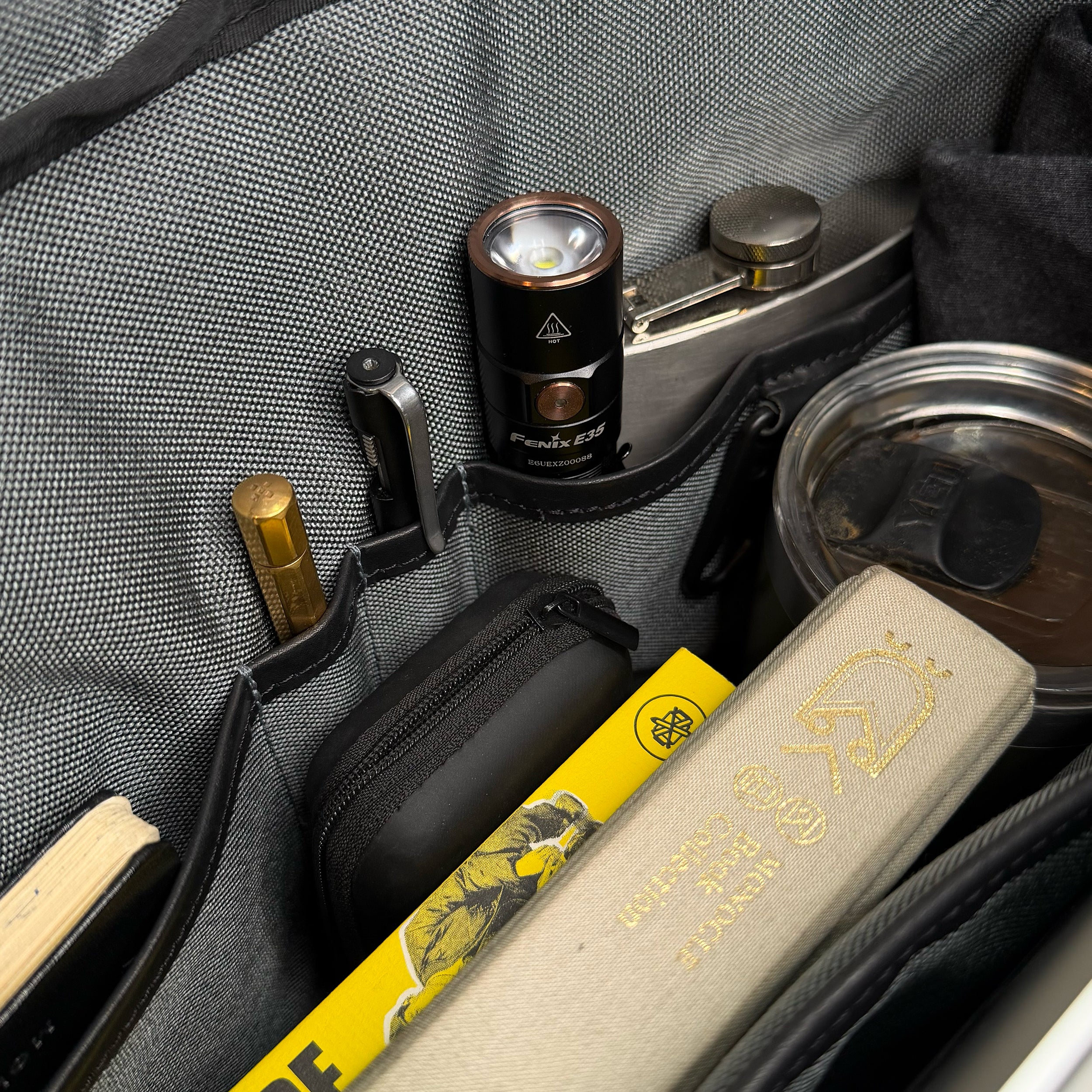 Defender Briefcase Olive Drab TexWax™ x Silver Lining Cordura / Ships in 7-11 Weeks - Image 9