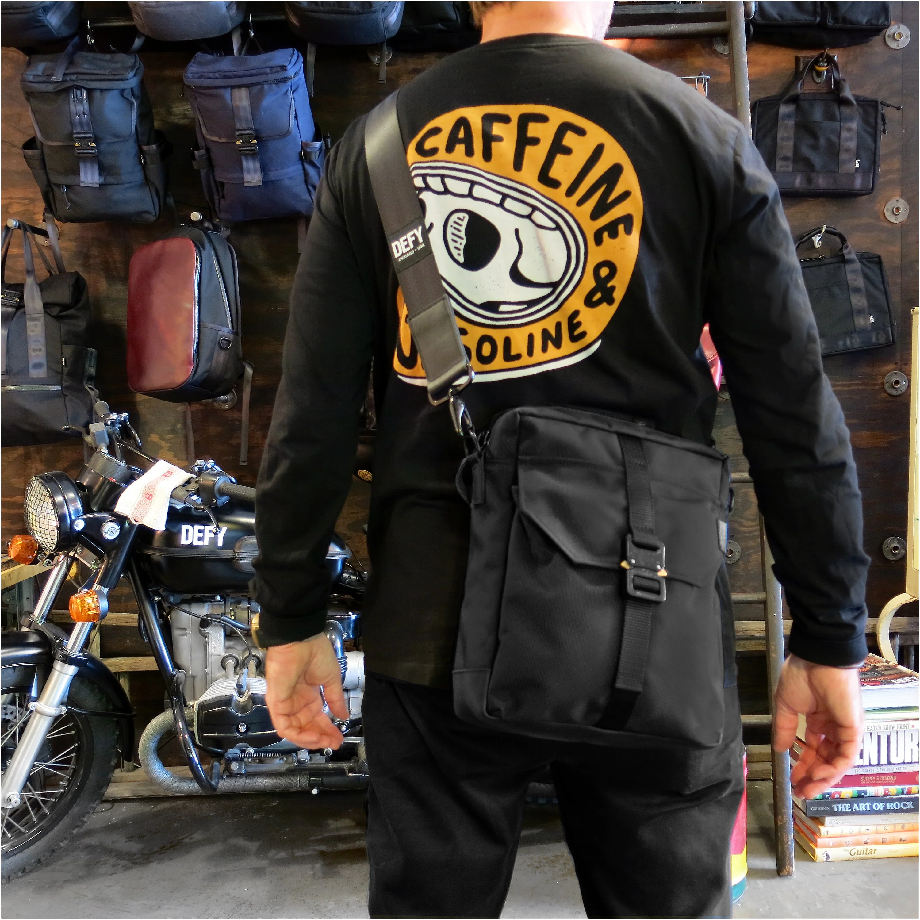 Defender DayTripper / Ballistic Nylon x 'Fire Edition' ECOPAK™ EPX Blaze Orange / Ships in 4-6 Weeks - Image 12