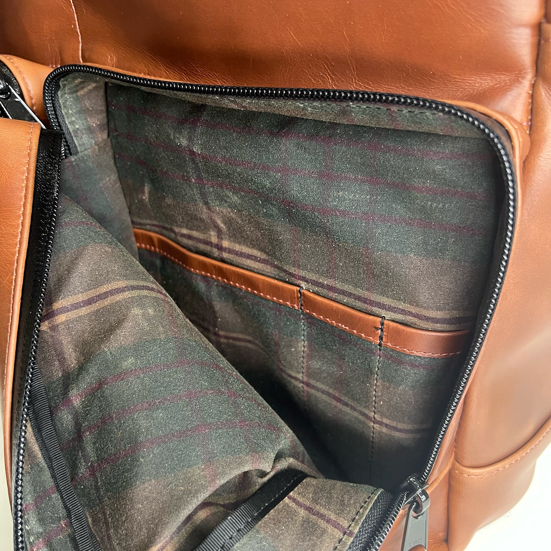 Epic 48 Hour Bundle / Horween Cavalier Whiskey Leather x TexWax™ Autumn Plaid Wax Canvas / Ships in 6-10 Weeks - Image 12