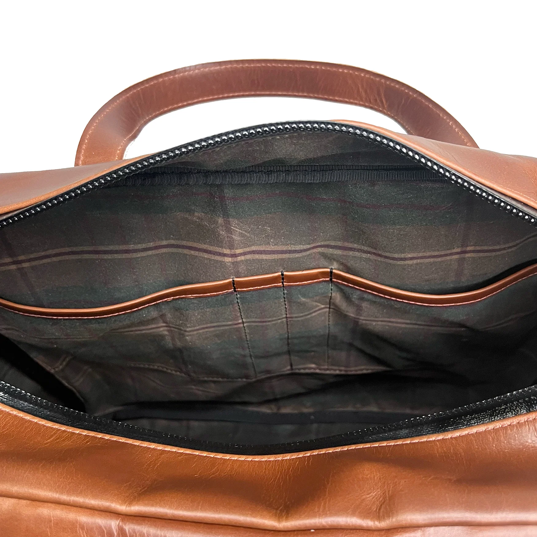 Epic 48 Hour Bundle / Horween Cavalier Whiskey Leather x TexWax™ Autumn Plaid Wax Canvas / Ships in 6-10 Weeks - Image 4