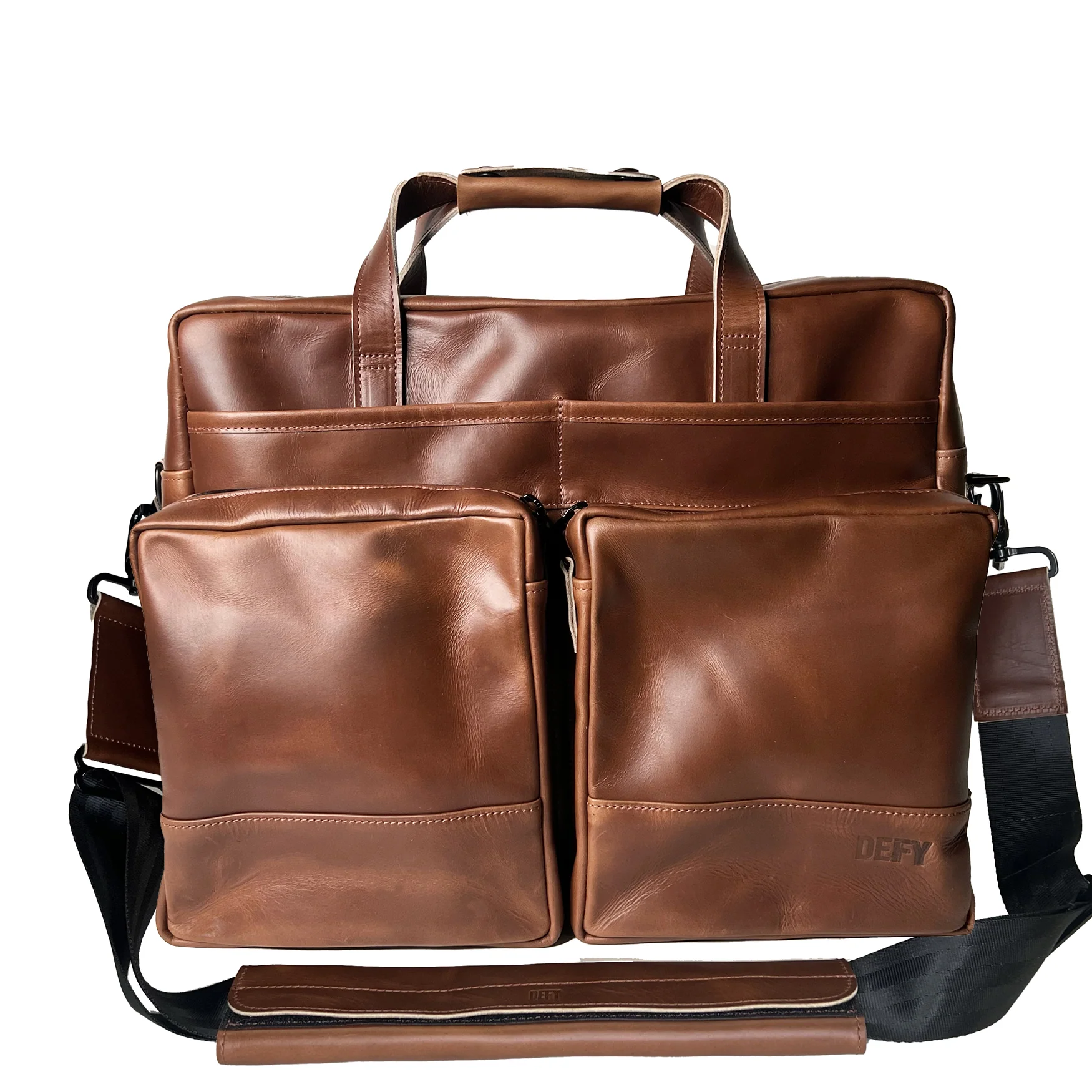 Epic 48 Hour Bundle / Horween Cavalier Whiskey Leather x TexWax™ Autumn Plaid Wax Canvas / Ships in 6-10 Weeks - Image 9