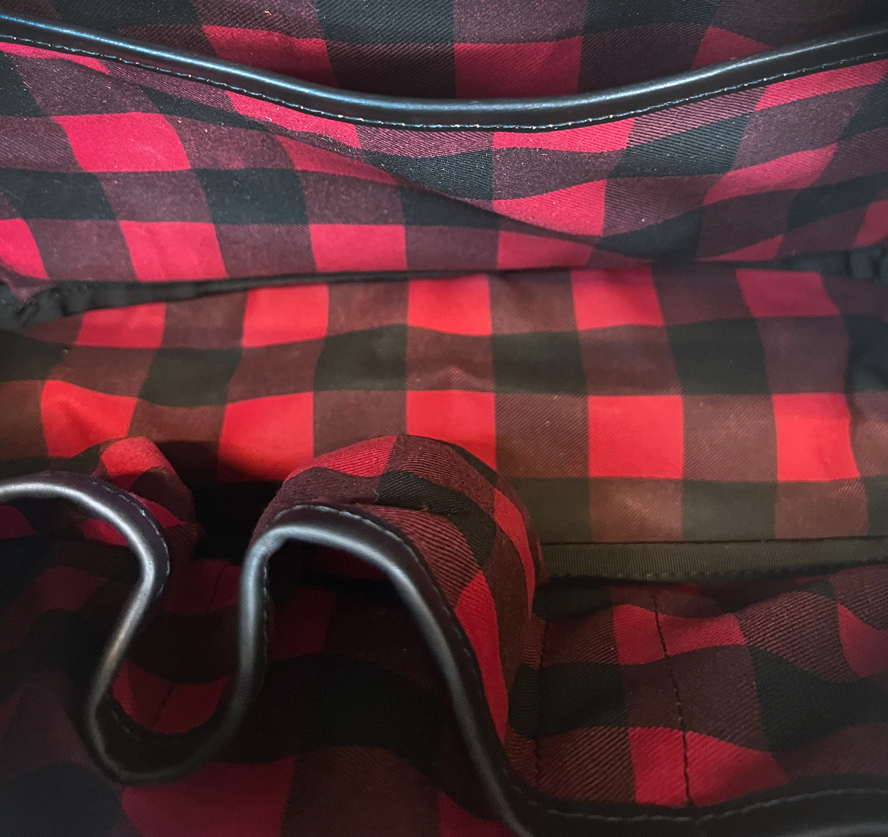 Insidious Jr. Sling / Horween Essex Rookery Leather x TexWax™ Buffalo Plaid Wax Canvas Bundle - Image 5