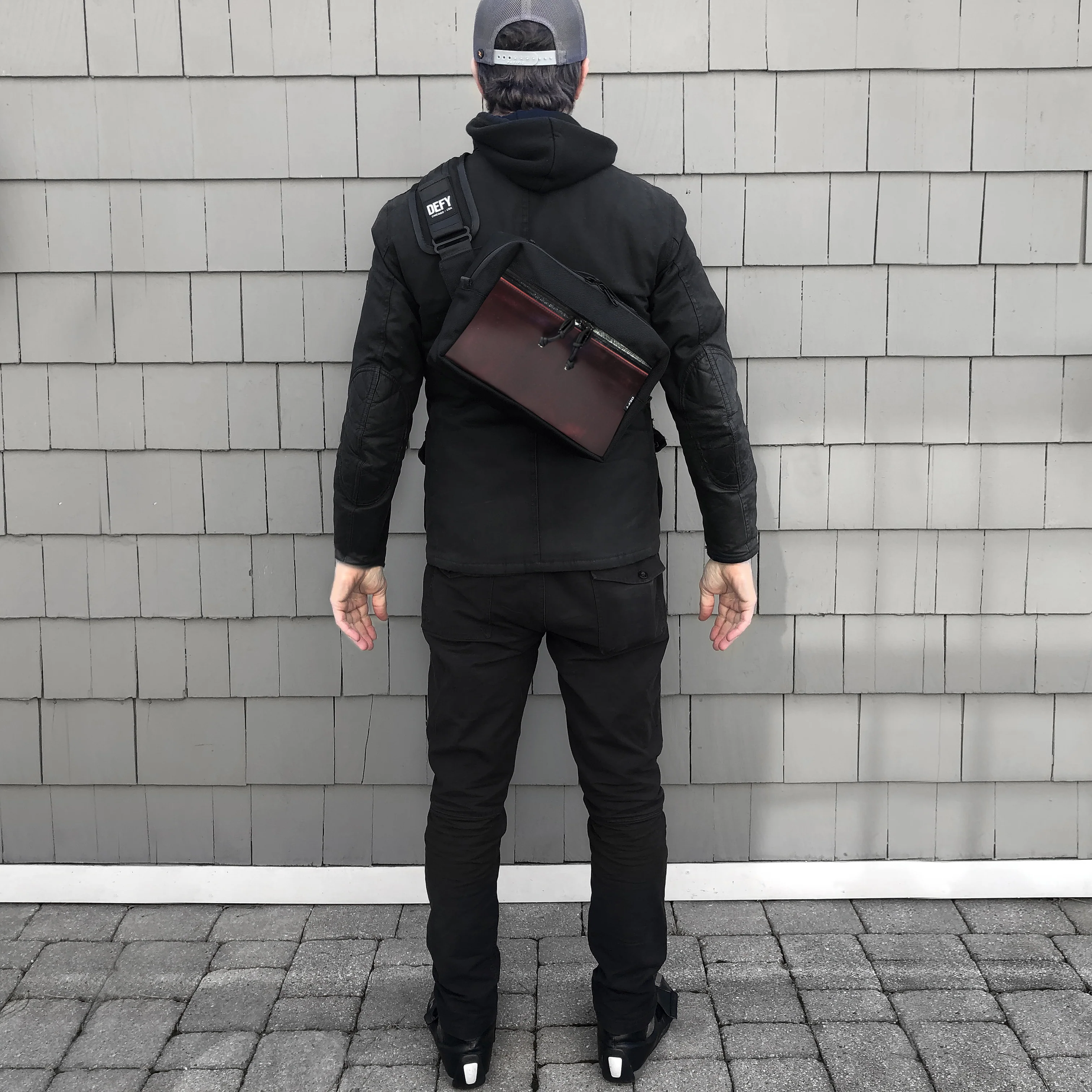 Insidious Jr. Sling / Horween Oxblood Chromexel® Leather + Ballistic Nylon Edition / Ships in 1-2 Weeks - Image 5