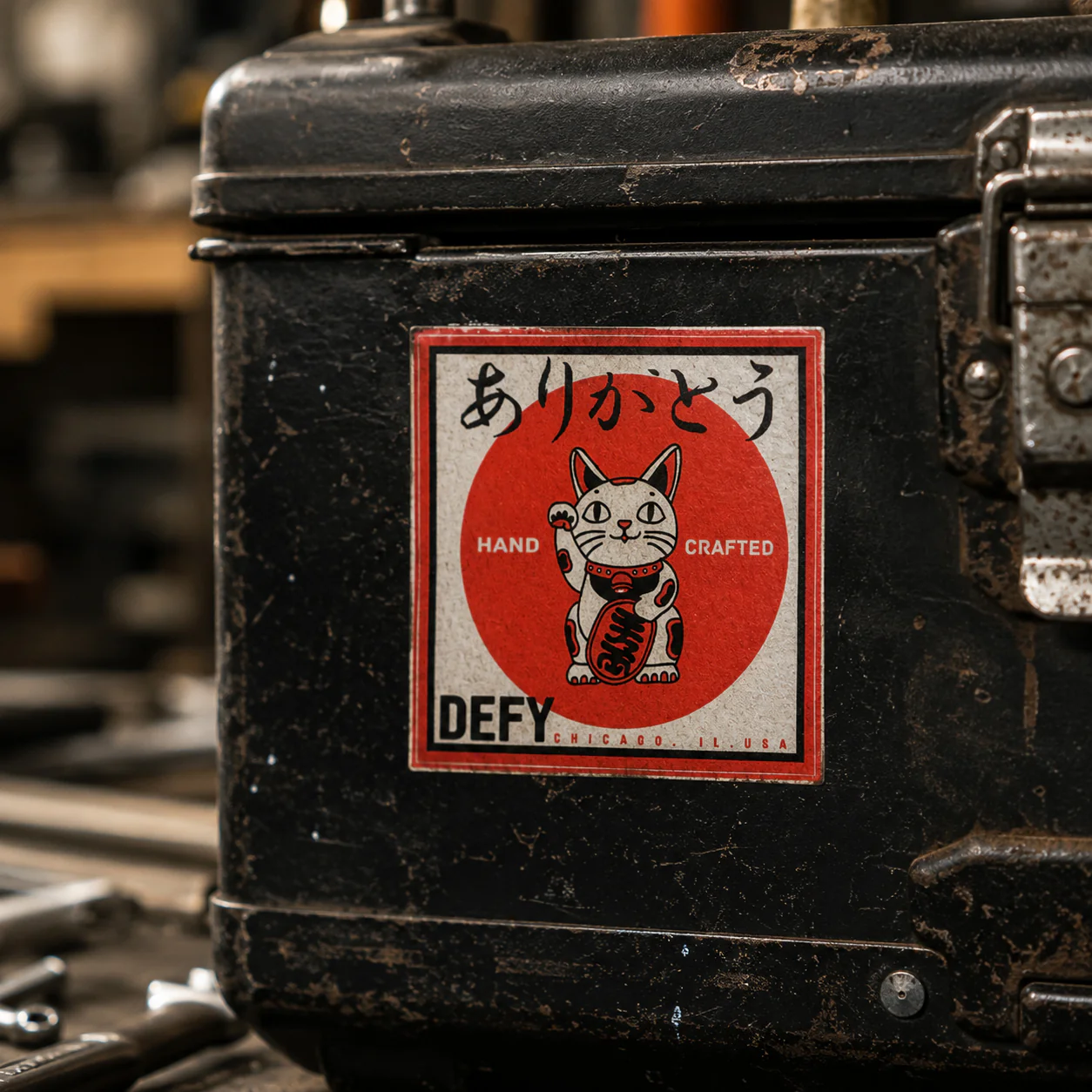 Lucky Cat Sticker - Image 2