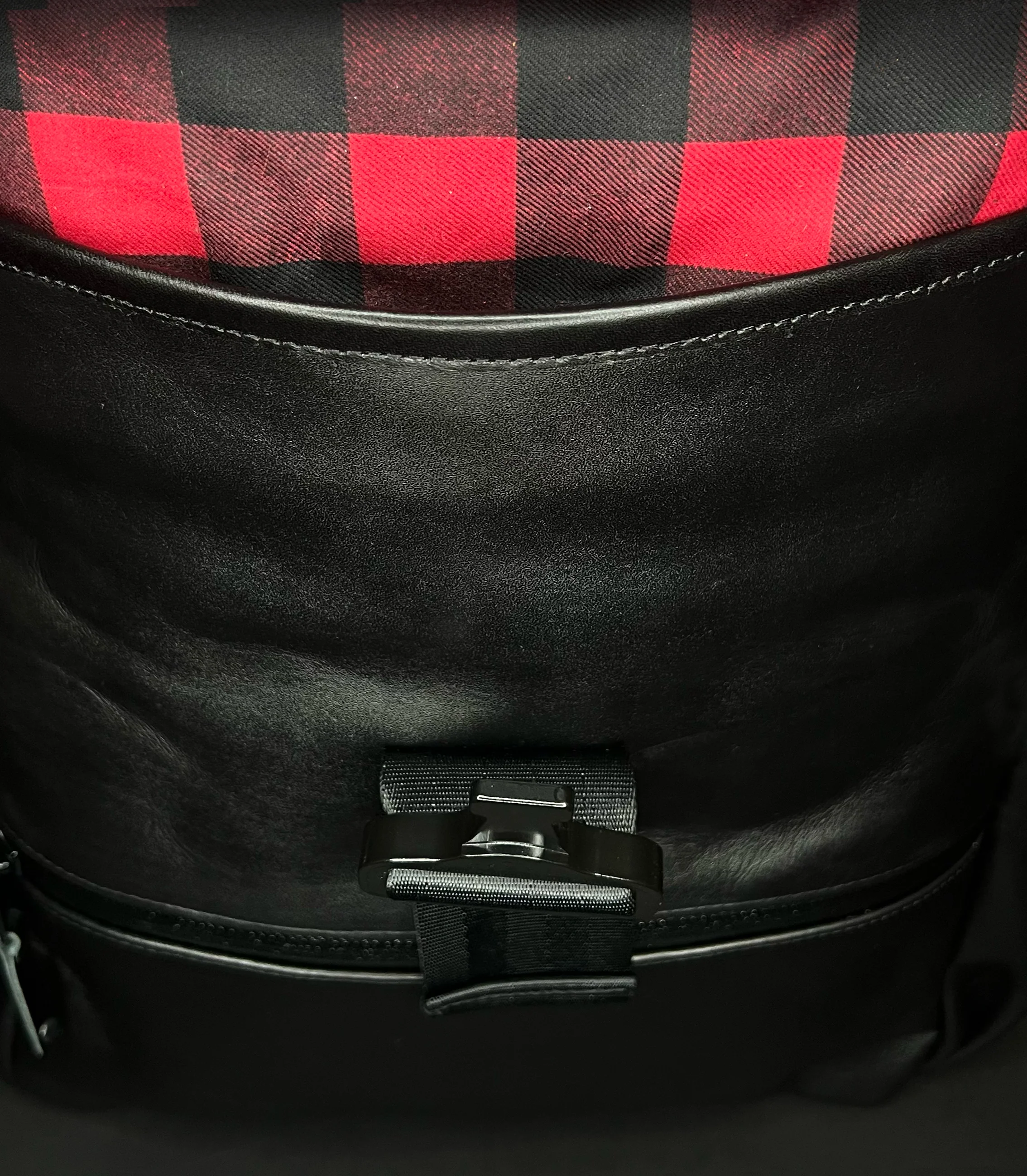 Menace Backpack 2.0 / Full Horween Essex Rookery Leather x TexWax™ Buffalo Plaid Wax Canvas Bundle / Ships in 4-6 Weeks - Image 13