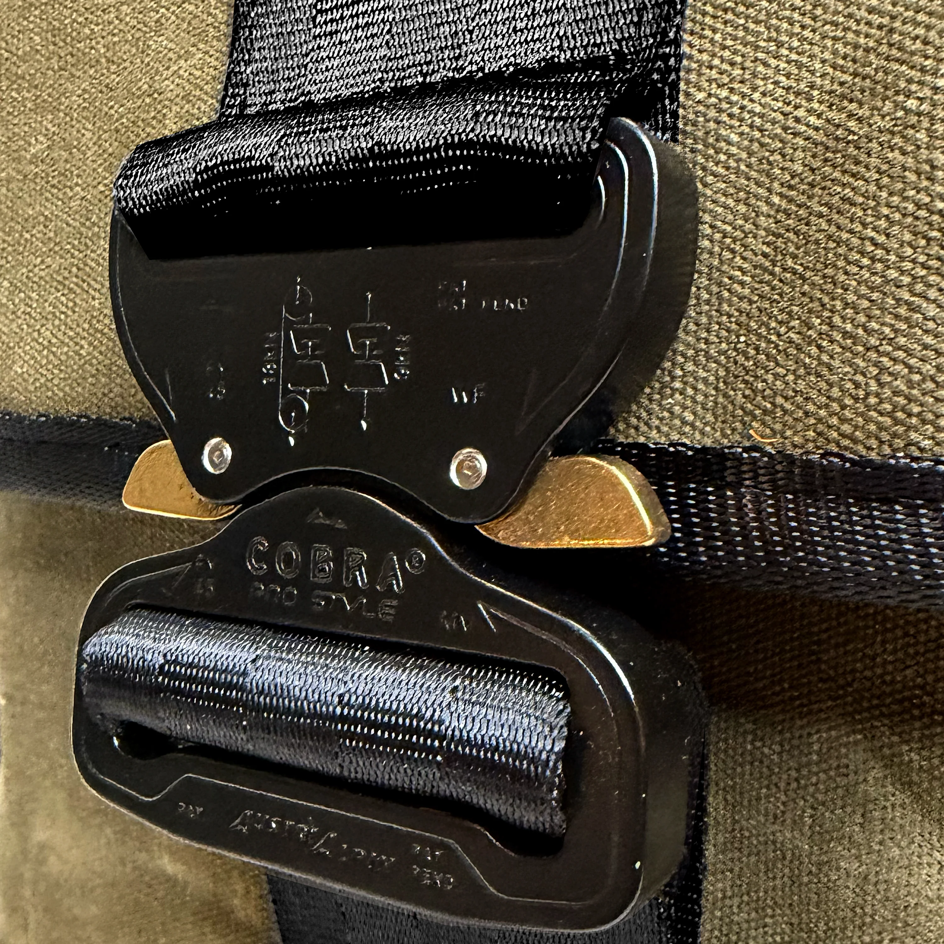 Menace Backpack 2.0 / Olive Drab TexWax™ x TexWax™ Buffalo Plaid Wax Canvas / Very Limited Edition - Image 3