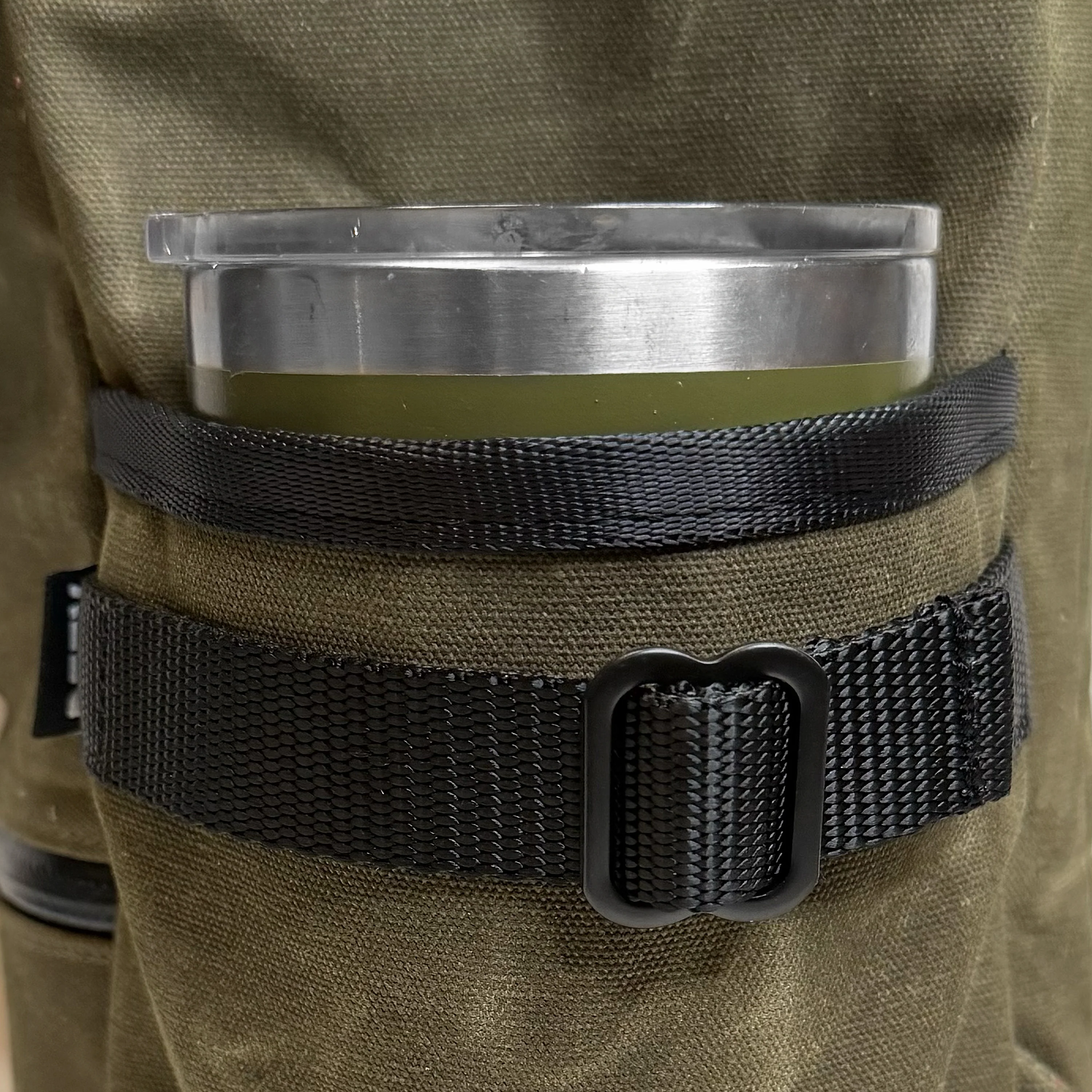 Menace Backpack 2.0 / Olive Drab TexWax™ x TexWax™ Buffalo Plaid Wax Canvas / Very Limited Edition - Image 8
