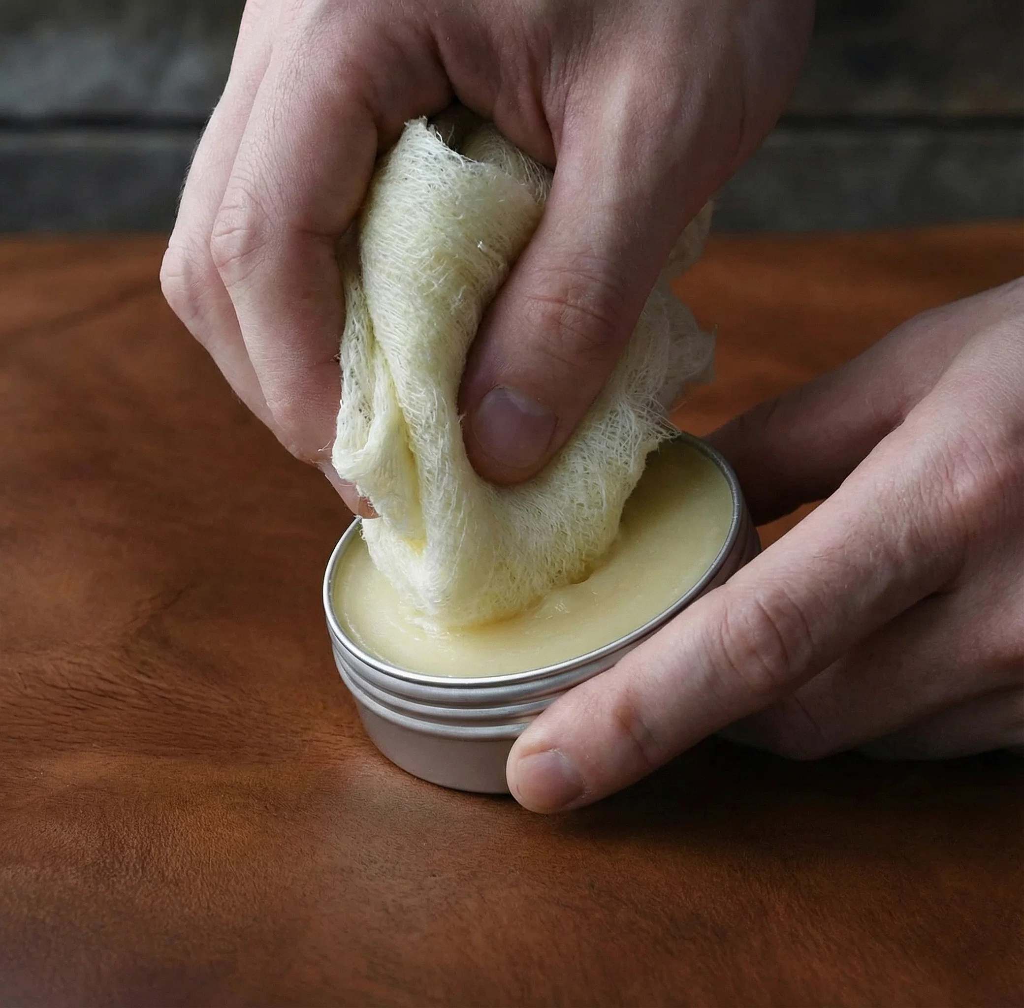 Otter Wax Leather Salve Conditioner / All Natural / Made in Portland - Image 2