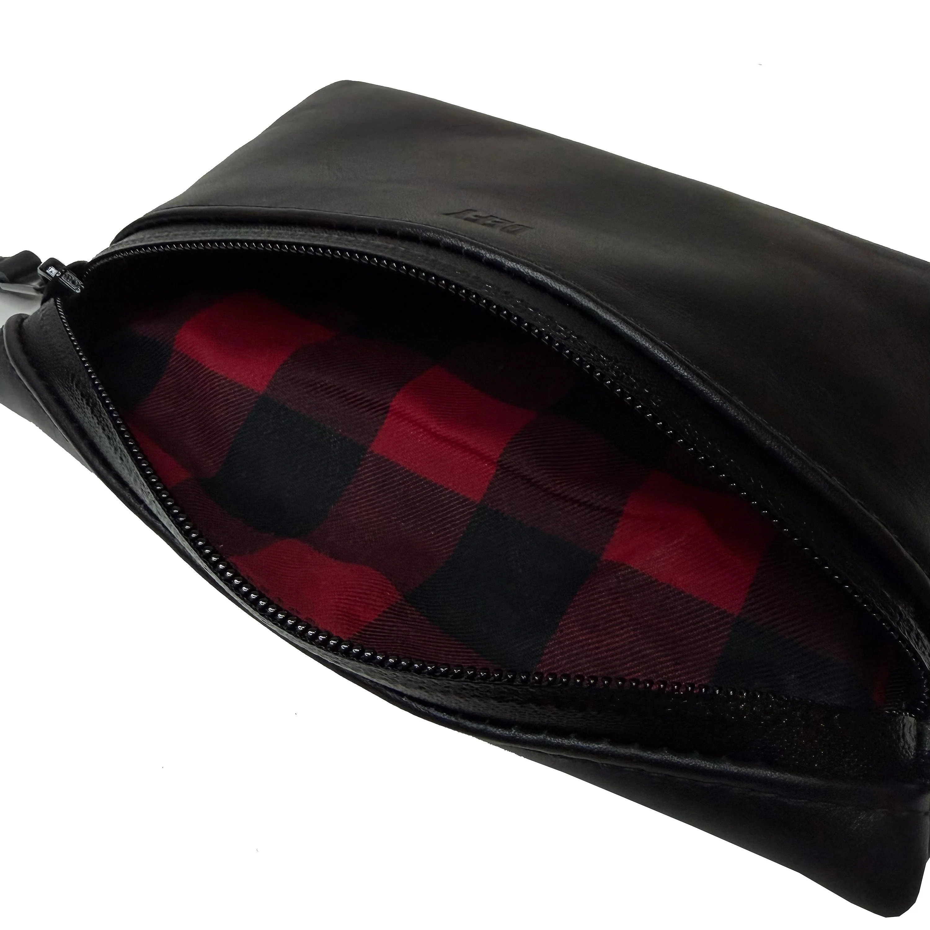 Project Horween Essex Rookery Leather x TexWax™ Buffalo Plaid Wax Canvas 3 Pouch Bundle / Ships in 5-6 Weeks - Image 13