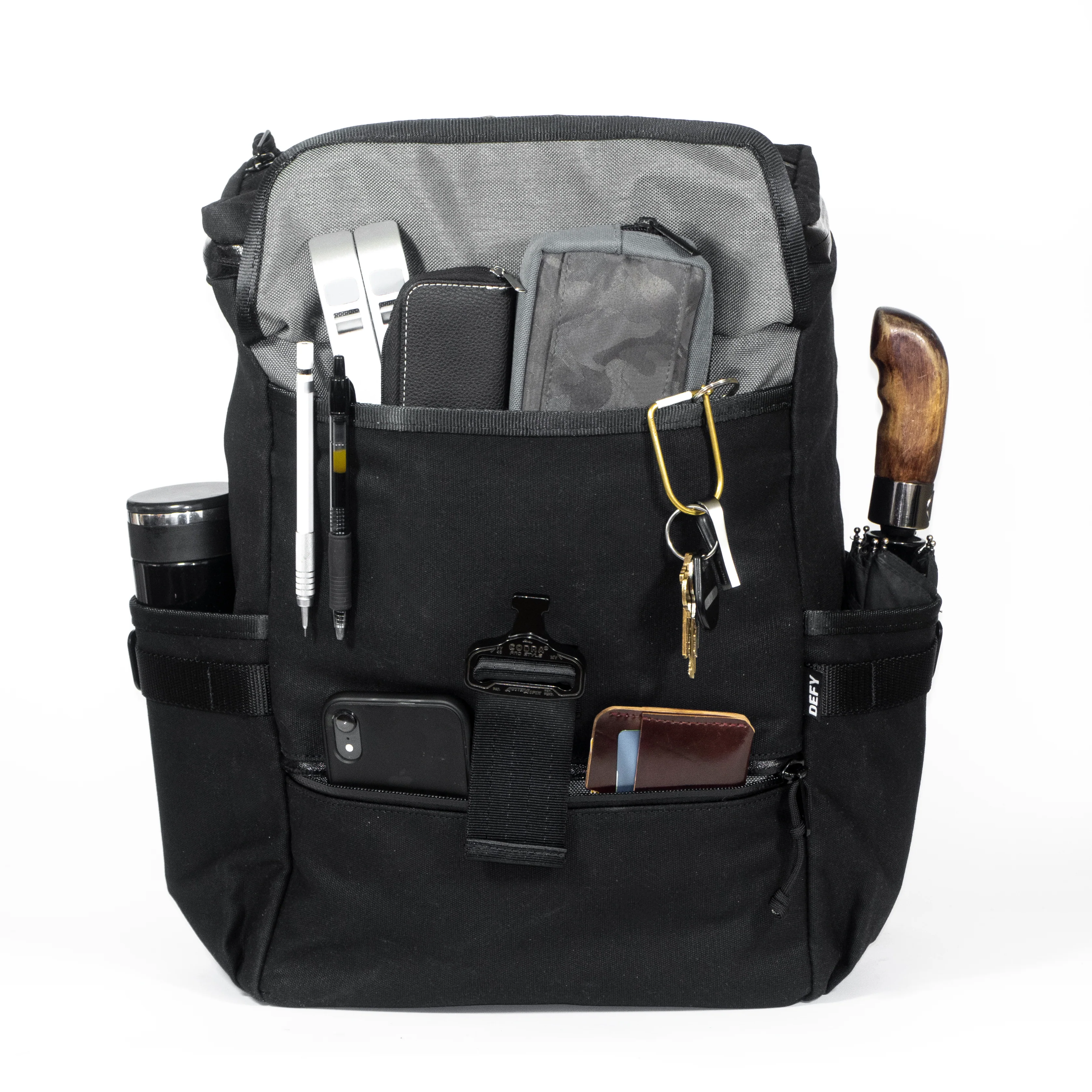 Menace Backpack 2.0 / Black TexWax™ Canvas / Low Stock - Image 8