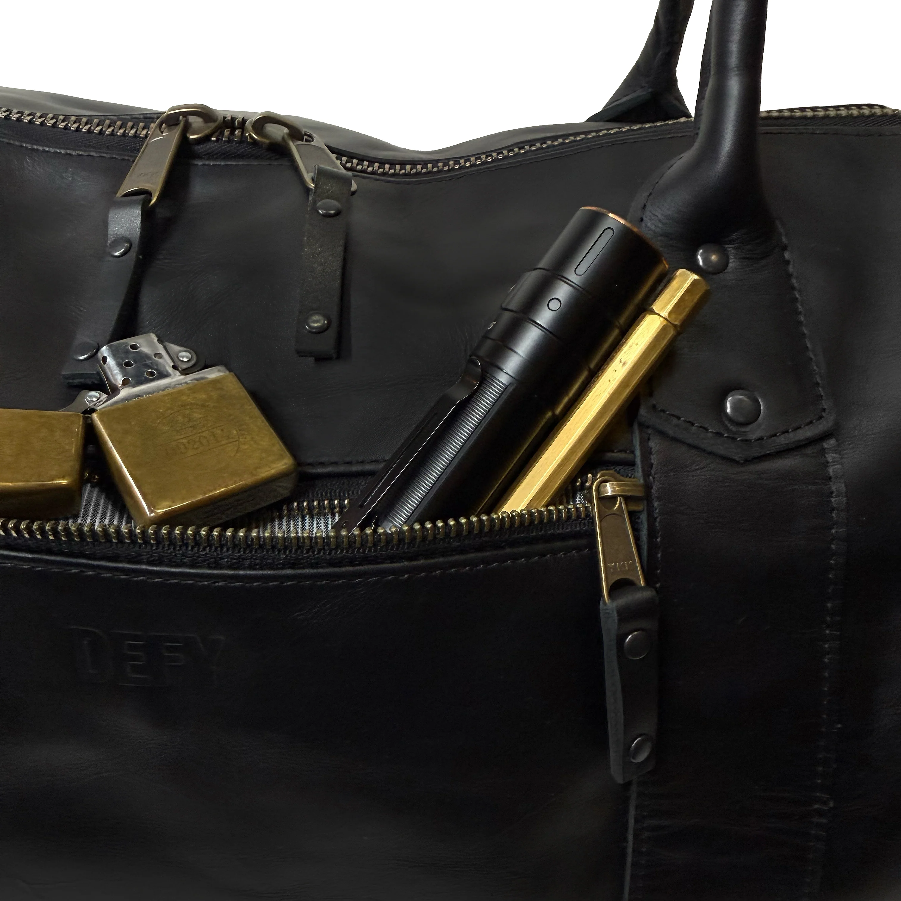SHIPS IN 8-10 WEEKS / The Ultimate Overnighter / Horween Rookery Leather Exterior x Japanese Lining Bundle - Image 2
