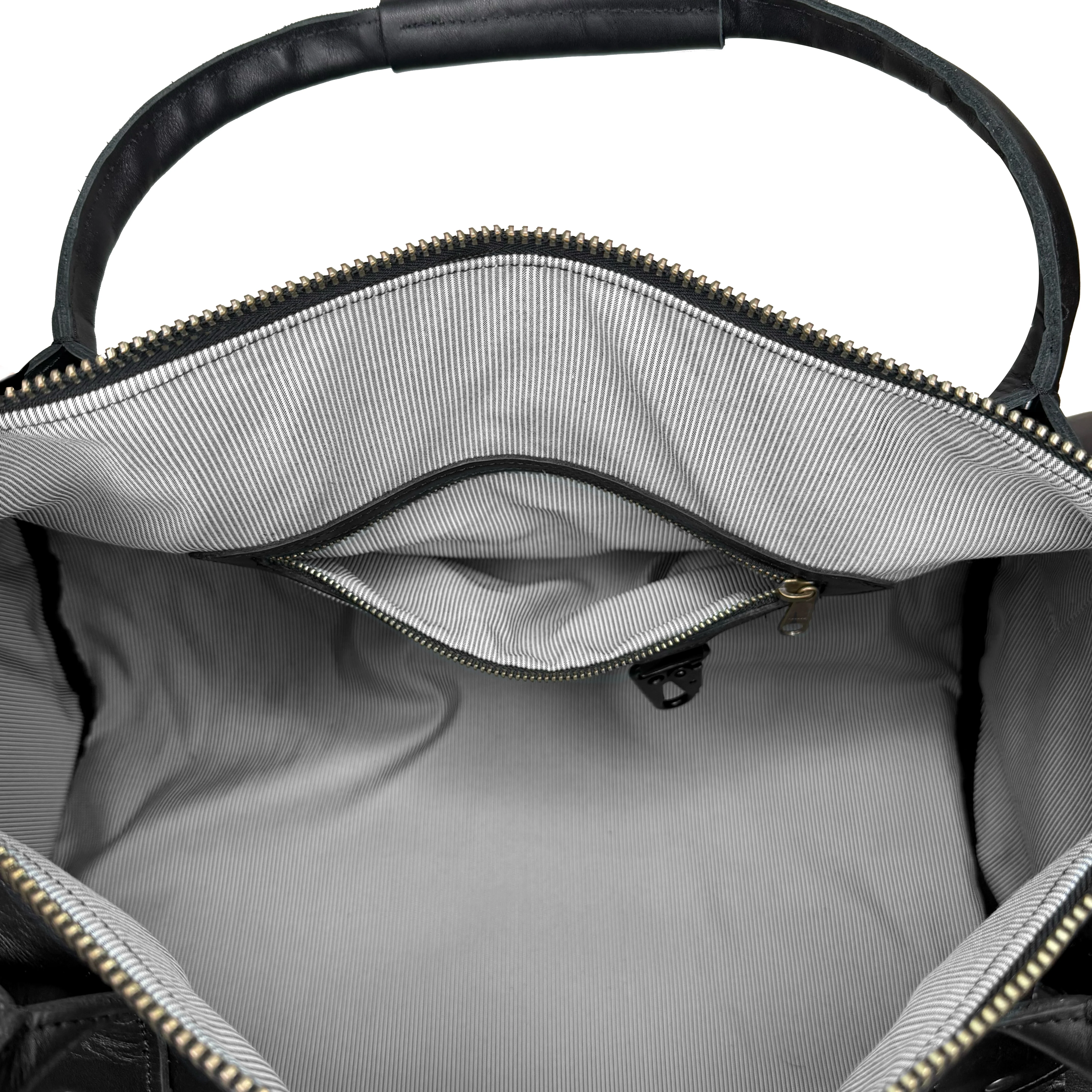 SHIPS IN 8-10 WEEKS / The Ultimate Overnighter / Horween Rookery Leather Exterior x Japanese Lining Bundle - Image 4