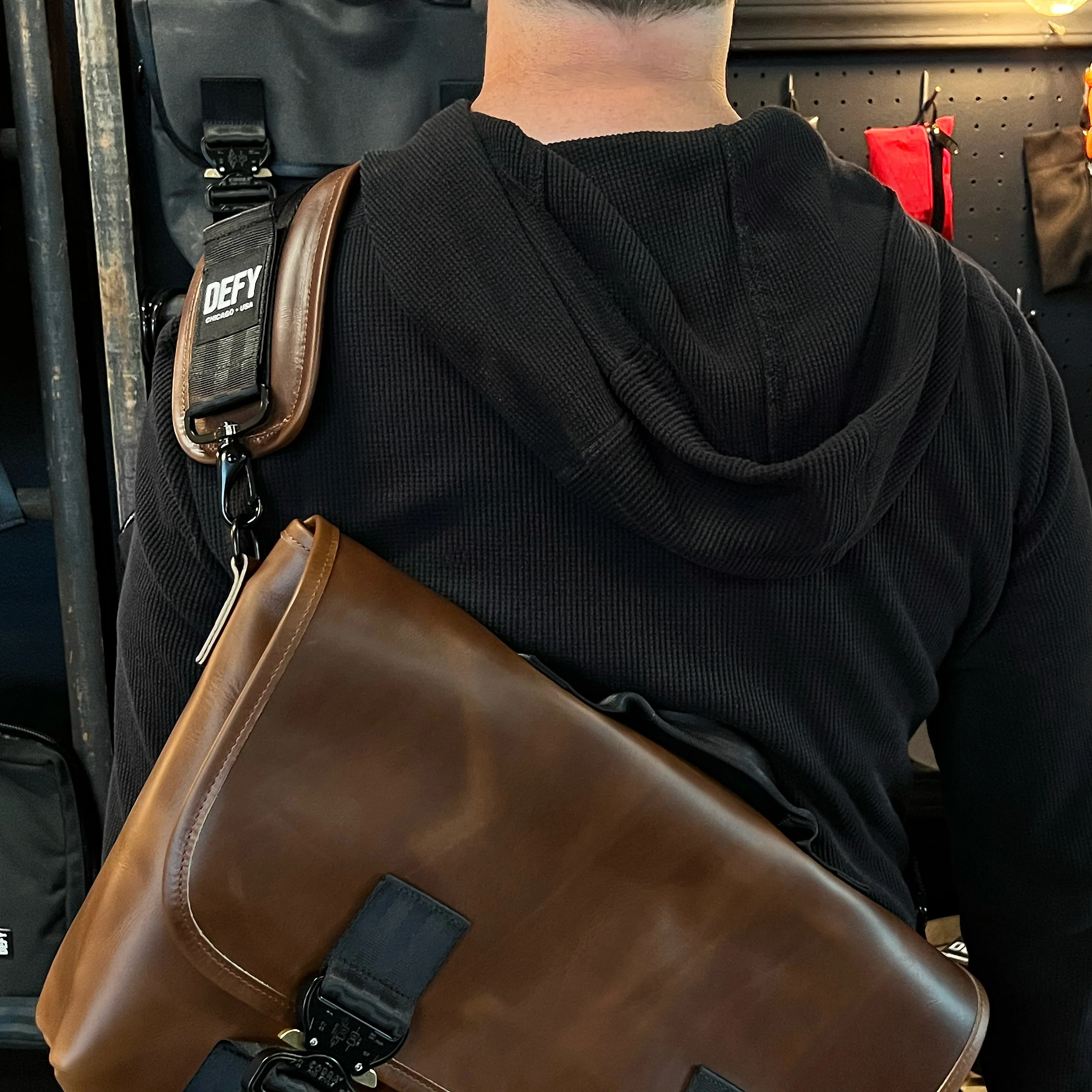 The Ultimate Crossbody Strap System™ Horween Leather x Closed-Cell Foam Padding x AustriAlpin® COBRA® Buckle - Image 18