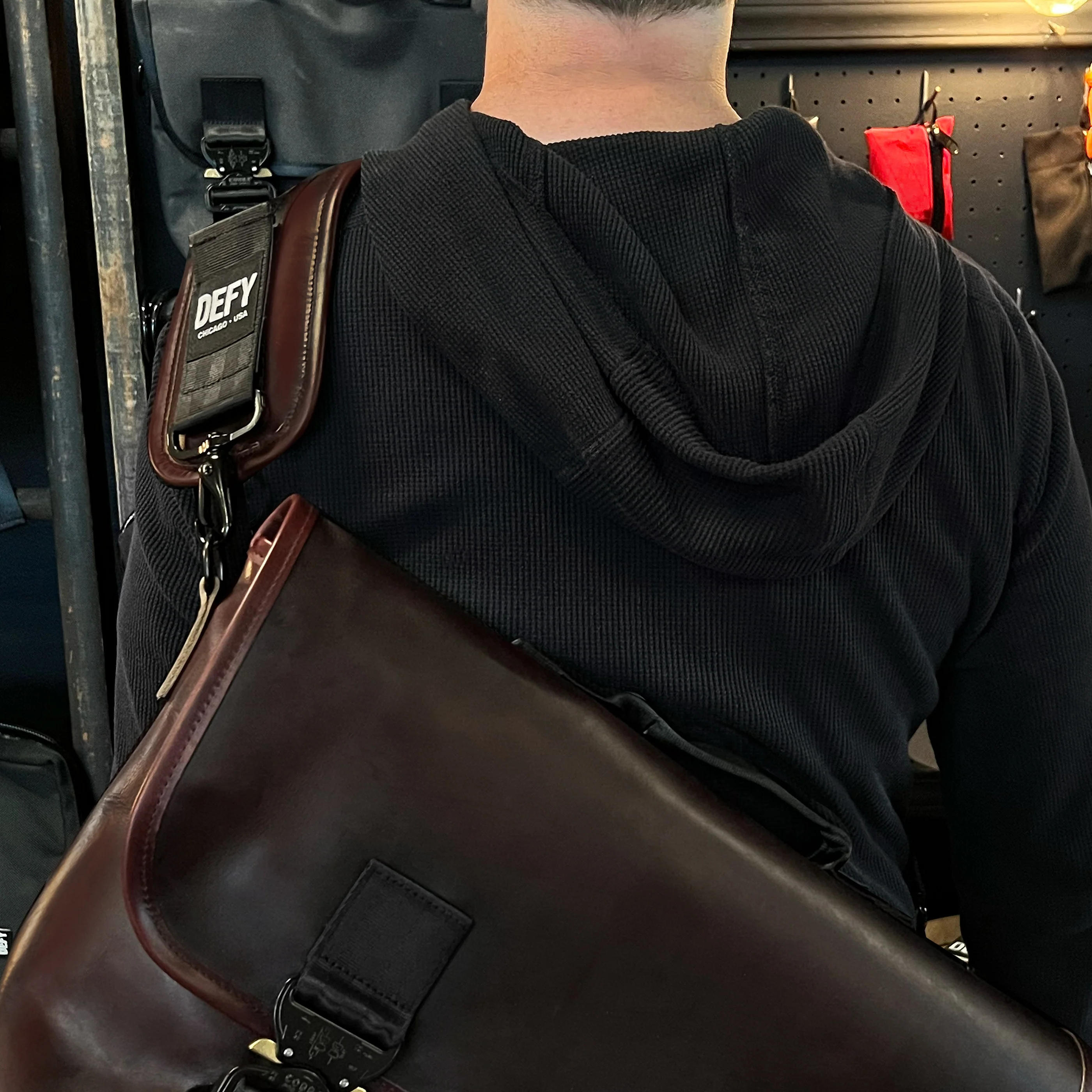 The Ultimate Crossbody Strap System™ Horween Leather x Closed-Cell Foam Padding x AustriAlpin® COBRA® Buckle - Image 19