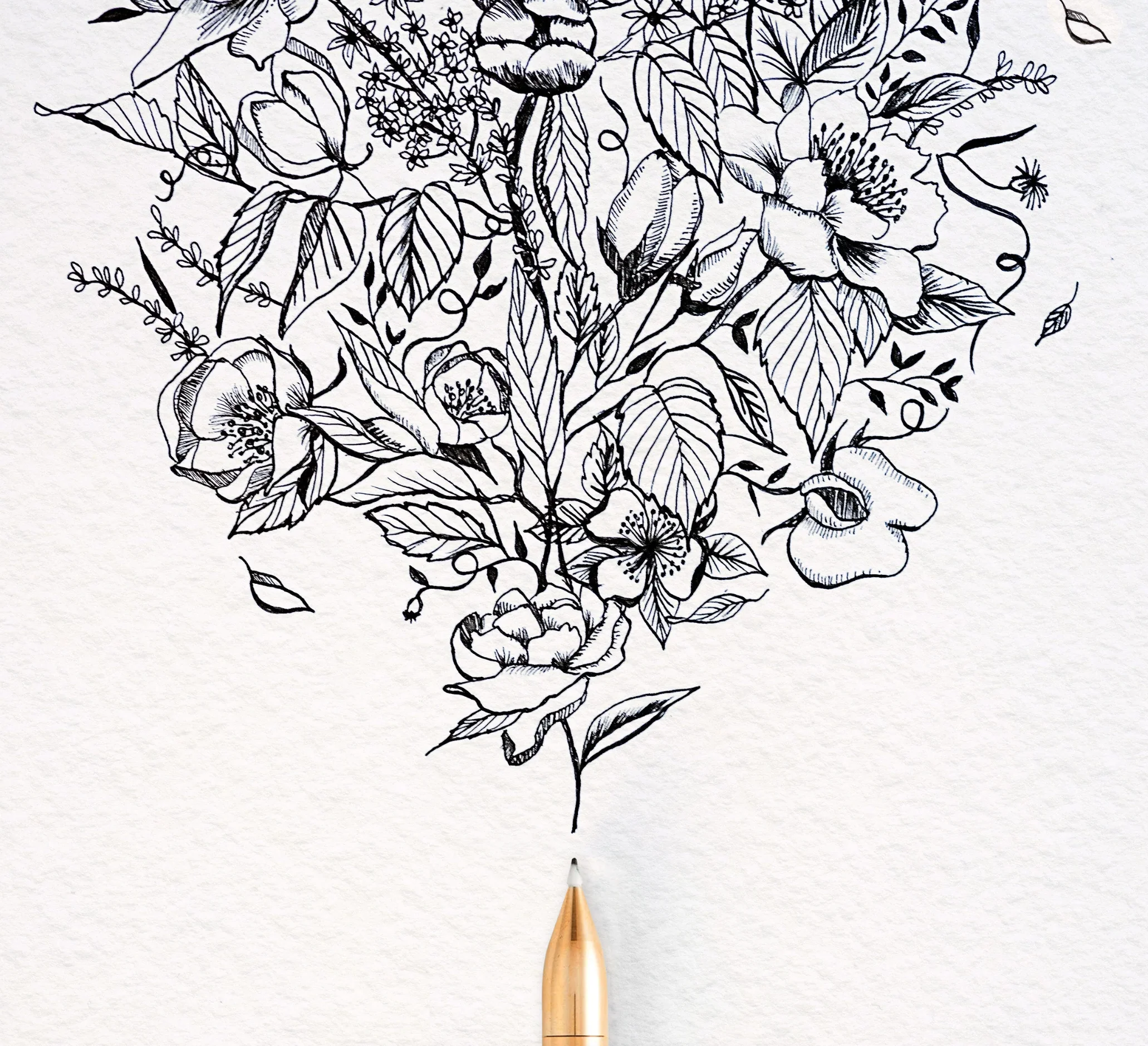 The Wren Brass Pen / Bundle with Tom's Ink / Milled in the UK - Image 8