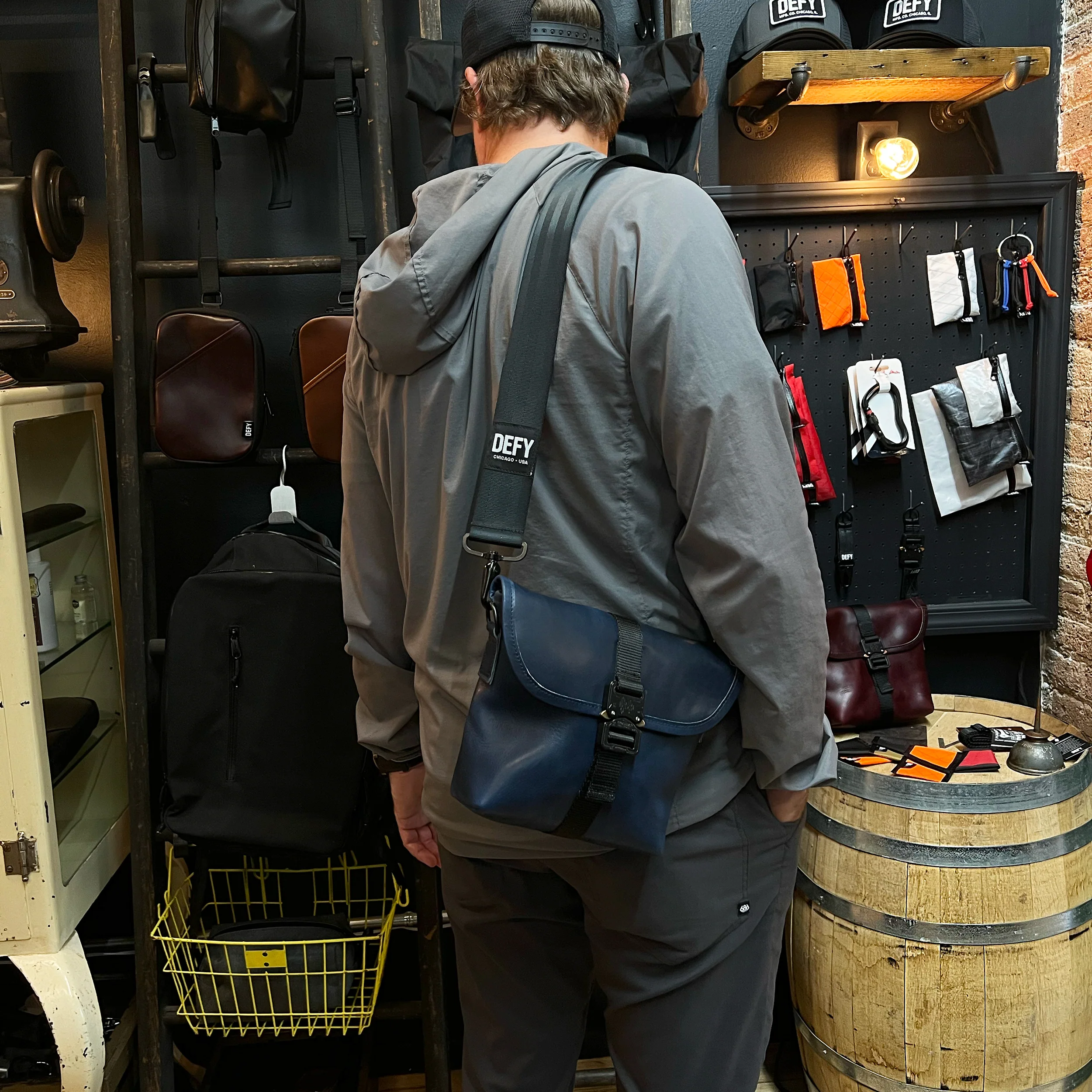 Venue Horween Cobalt Blue Leather MIL-SPEC Webbing Edition / Last Couple - Image 3