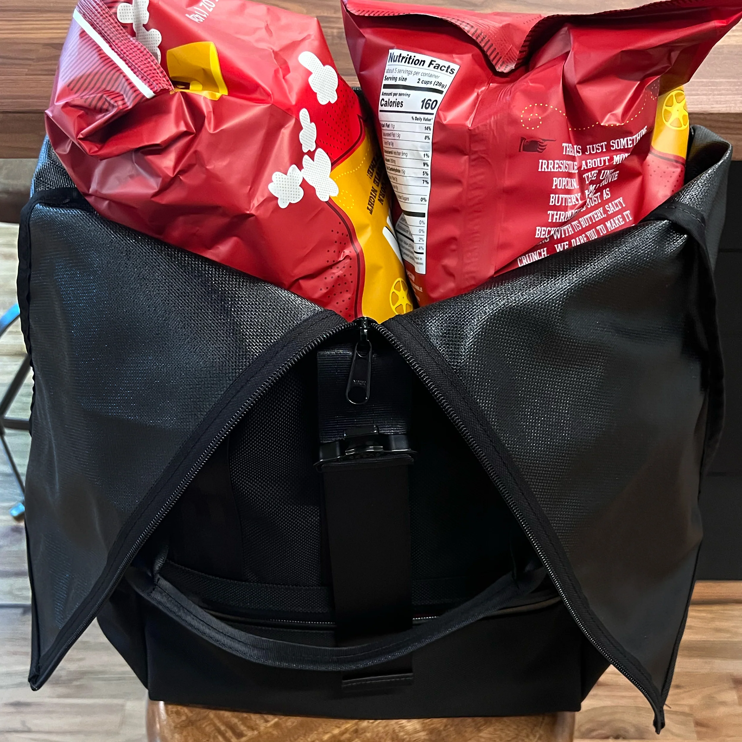 VerBockel Rolltop Backpack 2.0 'Un-Zipped' / Black Ballistic Nylon x ECOPAK™ EPX ’Fire Edition’ - Image 15