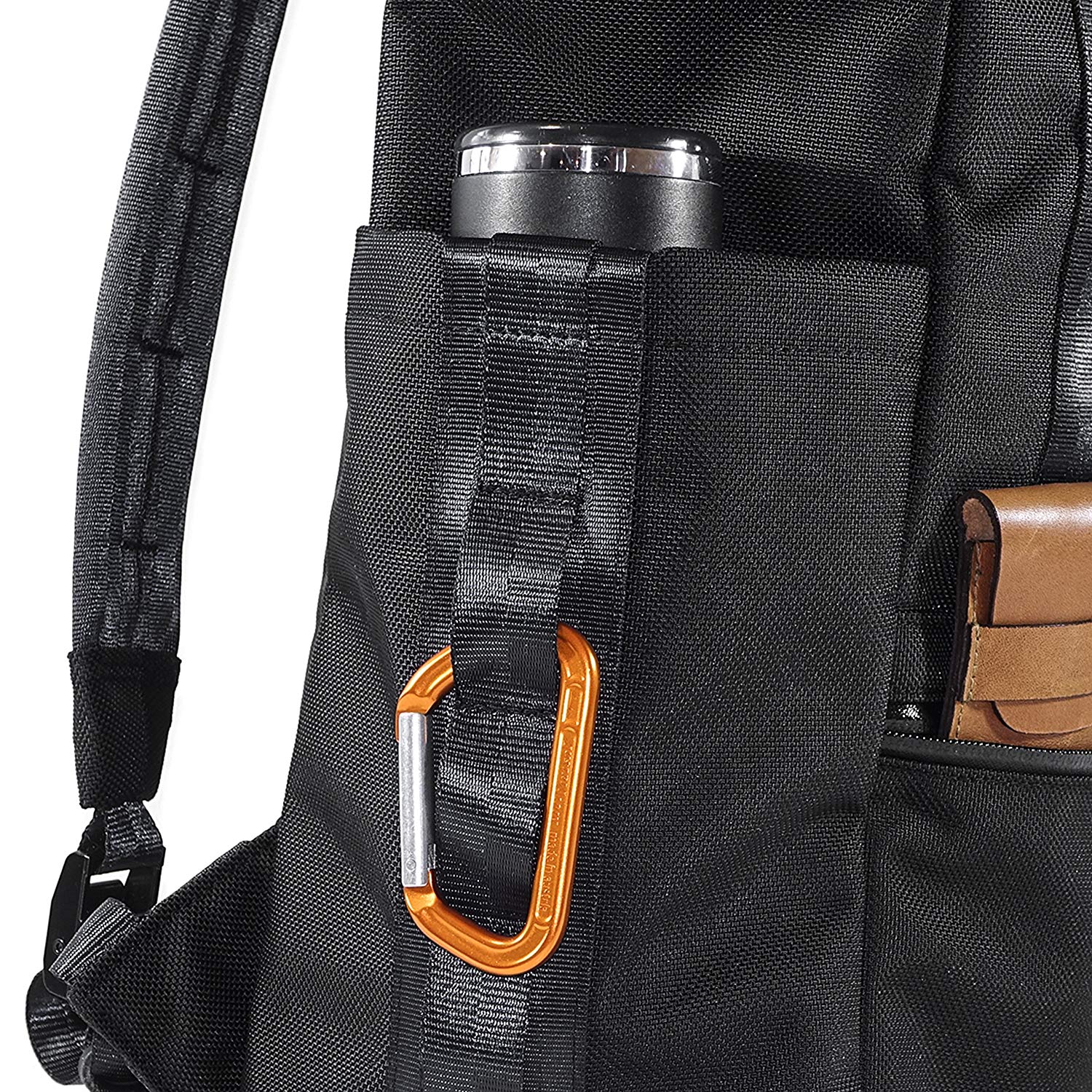 VerBockel Rolltop Backpack 2.0 'Un-Zipped' / Black Ballistic Nylon x ECOPAK™ EPX ’Fire Edition’ - Image 20