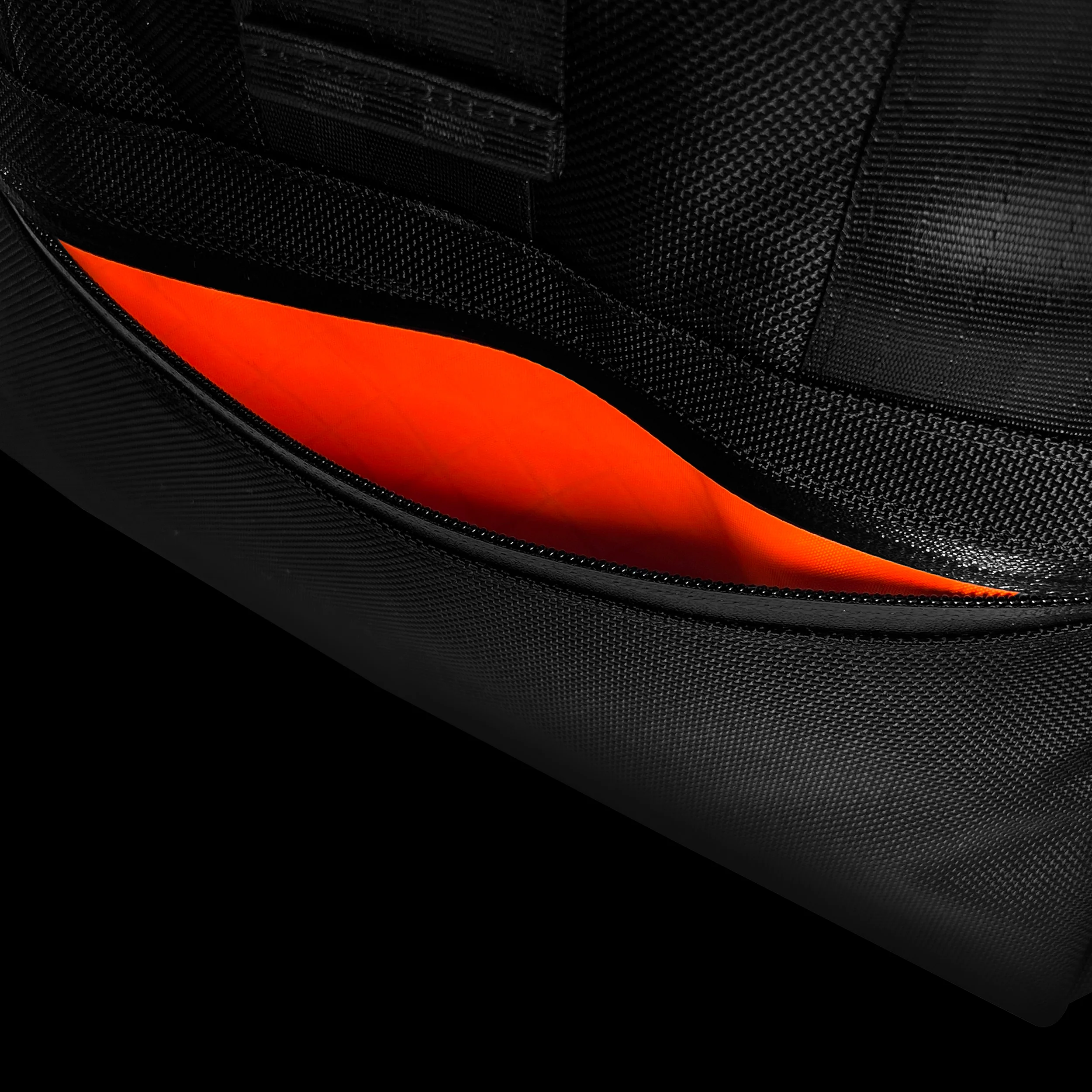 VerBockel Rolltop Backpack 2.0 'Un-Zipped' / Black Ballistic Nylon x ECOPAK™ EPX ’Fire Edition’ - Image 4